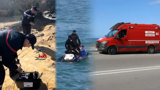 الوقاية المدنية تبحث عن شاب مفقود بشاطئ مرقالة بطنجة