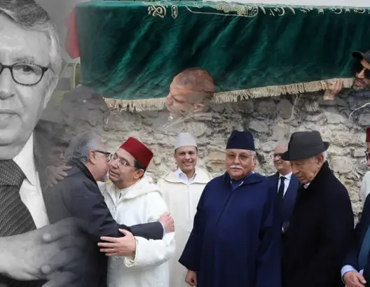 وزراء ومسؤولون كبار يشيعون جنازة بنعيسى.. ودفن جثمانه بالزاوية العيساوية (فيديو وصور)