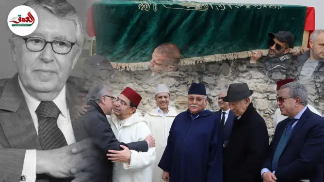 وزراء ومسؤولون كبار يشيعون جنازة بنعيسى.. ودفن جثمانه بالزاوية العيساوية (فيديو وصور)