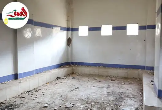 قاعة مغطاة بفاس في حالة مزرية