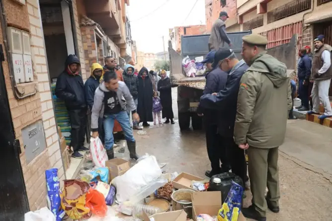 حجز مواد غذائية فاسدة بخنيفرة