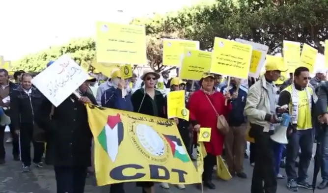 نقابة مغربية تنسحب من جبهة الدفاع عن فلسطين احتجاجا على بتر خريطة المملكة