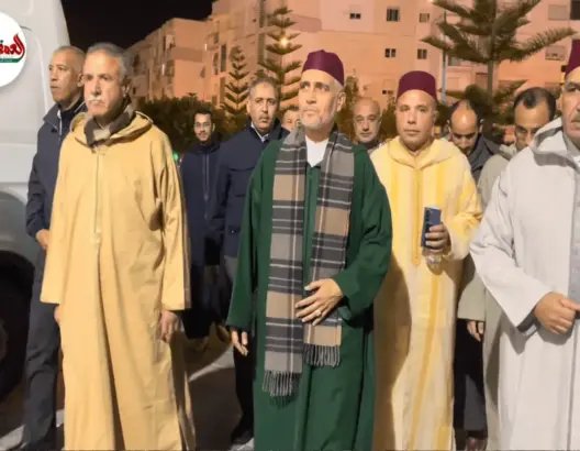 صوت شجي للمقرئ العيون الكوشي في صلاة التراويح من الجديدة