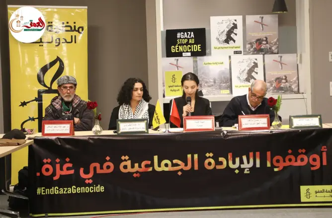 فعاليات حقوقية تدعو لوقف الإبادة الجماعية للفلسطينين
