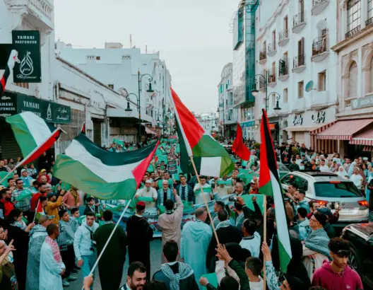 في أول أيام العيد.. مغاربة يتظاهرون للتنديد بالعدوان الإسرائيلي على غزة