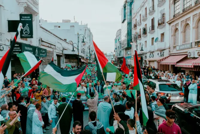في أول أيام العيد.. مغاربة يتظاهرون للتنديد بالعدوان الإسرائيلي على غزة