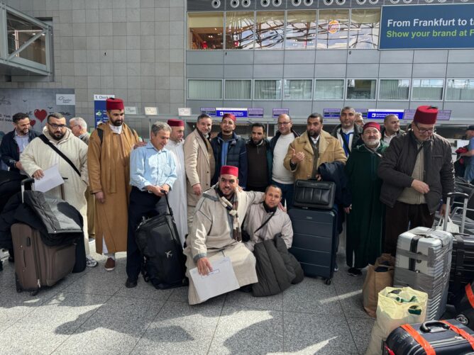 المجلس المركزي لمغاربة ألمانيا يودع البعثة الرمضانية