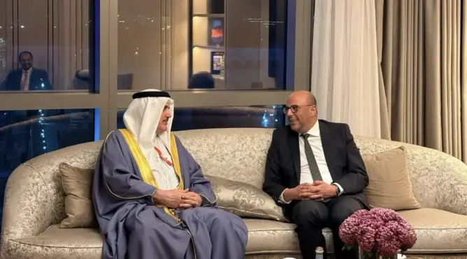 ولد الرشيد يتباحث تقوية التعاون الثنائي مع رئيس مجلس النواب البحريني