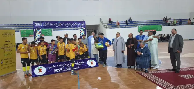 يهدف إلى اكتشاف المواهب الرياضية.. إسدال الستار على دوري محمد بصير بالعيون
