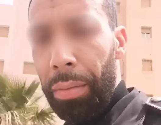 مصدر يكشف تفاصيل حالة شرطي ظهر في فيديو متداول بمواقع التواصل