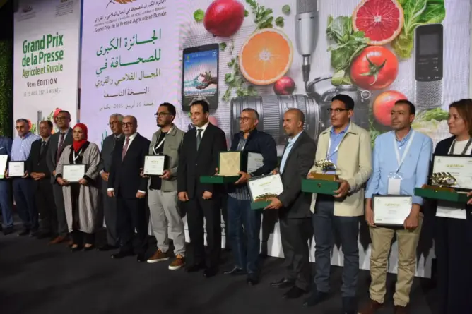 معرض الفلاحة الدولي بمكناس يتوج الفائزين بجائزة الصحافة في نسختها التاسعة