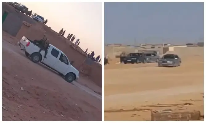 انفلات أمني بمخيمات تندوف.. إطلاق نار كثيف بين عصابات تحت أنظار الجيش الجزائري (فيديو)