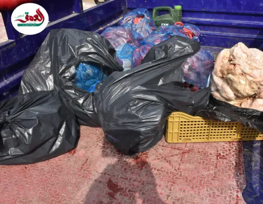 سلطات بندباب بفاس تحجز نقانق ولحوم فاسدة