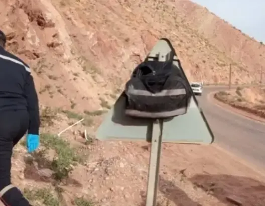 العثور على رضيع حديث الولادة داخل حقيبة نواحي تنغير