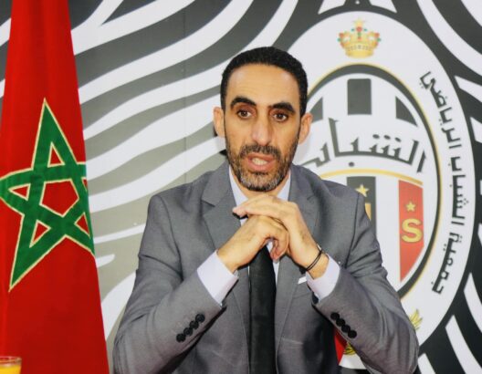رئيس جمعية الشباب الرياضي، عبد اللطيف الناصري