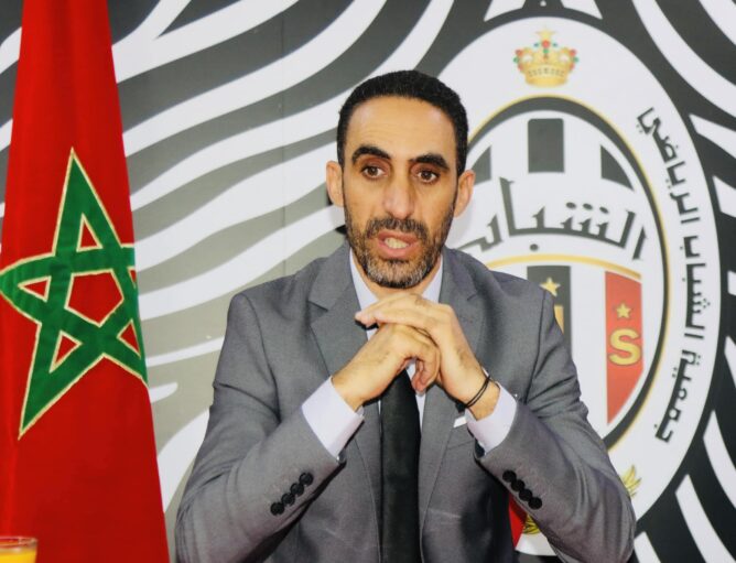 رئيس جمعية الشباب الرياضي، عبد اللطيف الناصري
