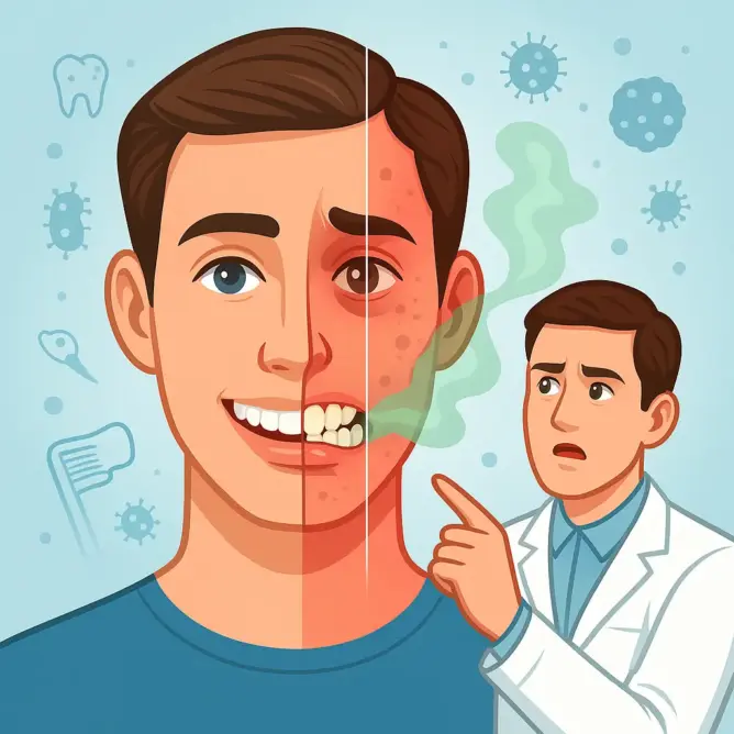 رائحة الفم الكريهة