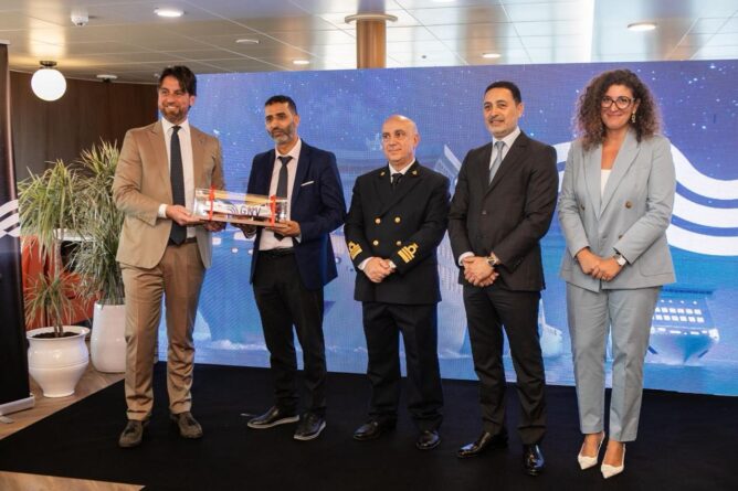 شركة الملاحة الإيطالية GNV تحتفل في طنجة بوصول سفينتها الجديدة "GNV Orion"