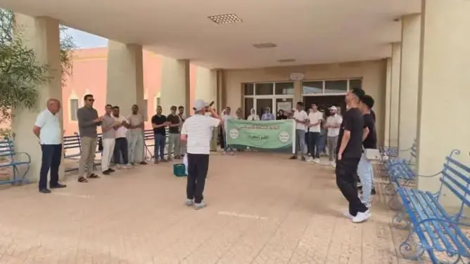 أطر صحية تخوض احتجاحا واعتصاما بمستشفى بزاكورة الإقليمي
