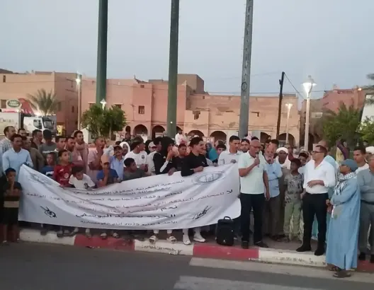 حقوقيون يحتجون ضد تعنيف مواطن بزاكورة ويطالبون بمحاكمة عادلة