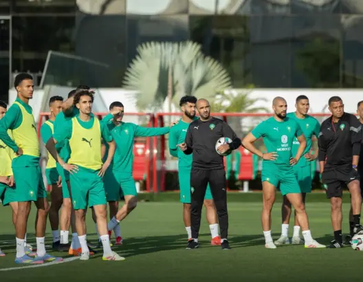 الأسود تنهي تحضيراتها بسلا قبل التوجه لفاس.. والنصيري: نطمح لإبقاء كأس إفريقيا بالمغرب