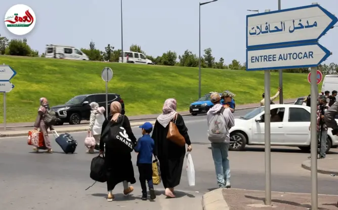 شلل بالمحطة الطرقية بالرباط قبيل العيد ومسافرون يحتجون