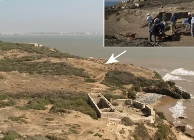 اكتشاف أحافير نادرة على جزيرة موغادور بالصويرة يظهر قدم التجارة البحرية بالمغرب