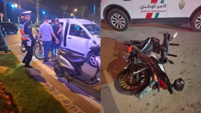 توقيف أحد أخطر نشالي الهواتف بكورنيش طنجة