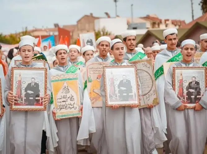 تقاليد عريقة وولاء للوطن.. موكب “سلطان الطلبة” يزين شوارع الحاجب احتفاء بالسنة الهجرية