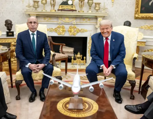 ترامب يوقف كلمة رئيس موريتانيا بالبيت الأبيض.. ويخاطب رئيس غينيا بيساو: اذكر اسمك وبلدك
