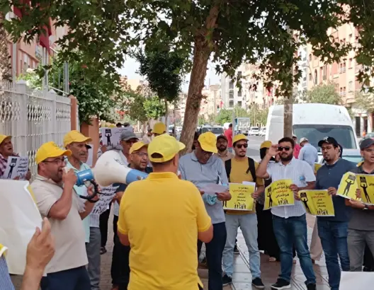 موظفو التعليم العالي ببني ملال يصعدون احتجاجاتهم للمطالبة بـ”نظام أساسي عادل”