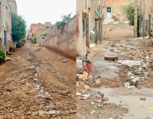 صور تفضح الإهمال بأكبر خزان انتخابي في دمنات.. وسكان يتهمون المجلس بـ “العقاب السياسي”