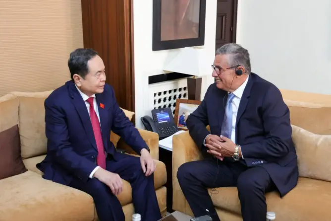 أخنوش وتران ثانه مان يبحثان توسيع آفاق التعاون بين المغرب وفيتنام