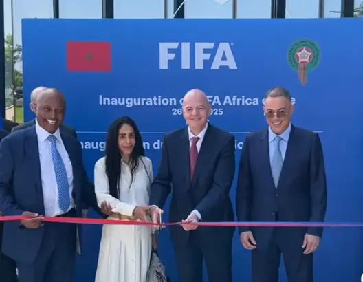 افتتاح أول مقر للفيفا في إفريقيا بالرباط بحضور إنفانتينو وموتسيبي ولقجع