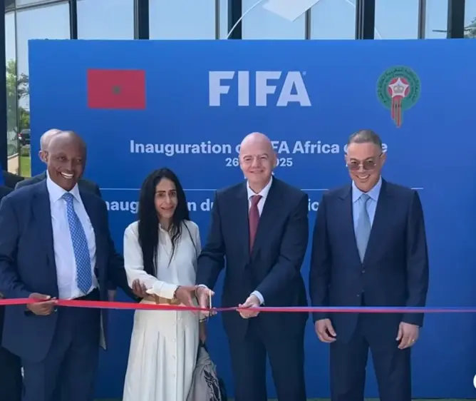 افتتاح أول مقر للفيفا في إفريقيا بالرباط بحضور إنفانتينو وموتسيبي ولقجع