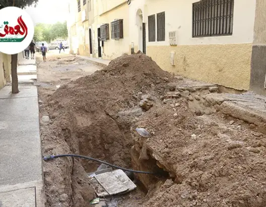 الصرف الصحي يخنق حي “واد فاس”