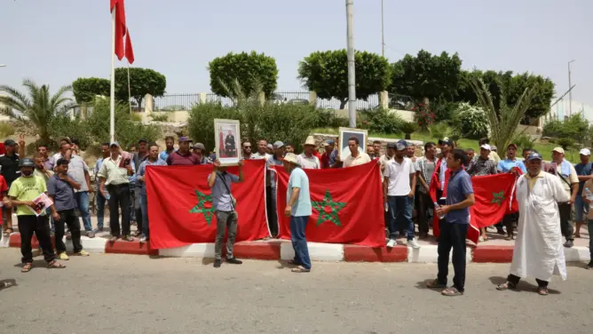 مسيرة احتجاجية لمزارعي القنب الهندي المقنن بتاونات وتصعيد يلوح في الأفق