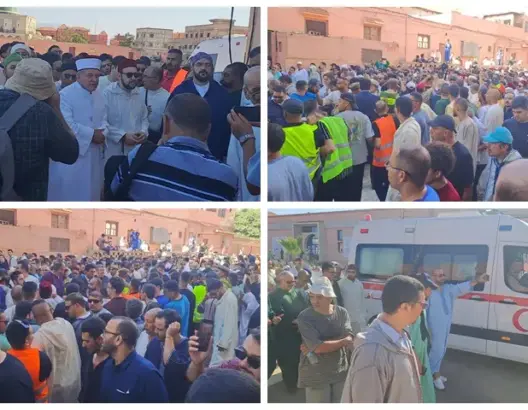 بحضور رسمي وشعبي.. تشييع جنازة جمال الدين بودشيش بضريح الطريقة البودشيشية