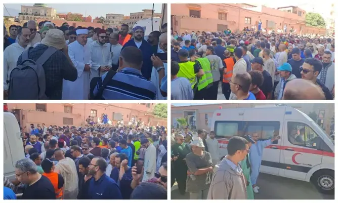 بحضور رسمي وشعبي.. تشييع جنازة جمال الدين بودشيش بضريح الطريقة البودشيشية