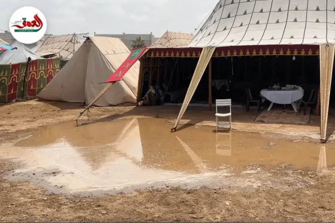 انفجار أنبوب مائي عشية افتتاح موسم مولاي عبد الله