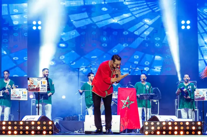 مهرجان شواطئ اتصالات المغرب.. حفل الداودي يسجل رقما قياسيا