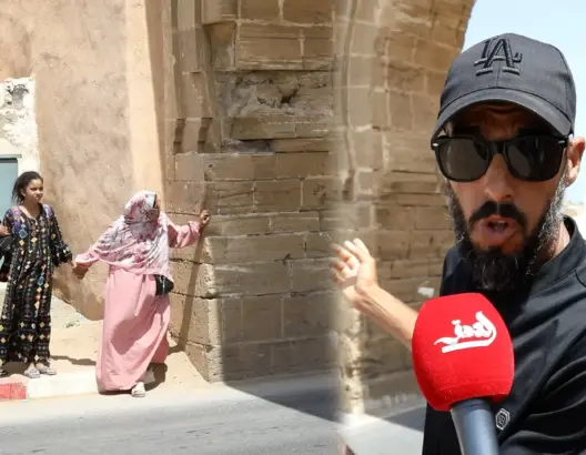 خطر يهدد المارة قرب ضريح بنعاشر بسلا