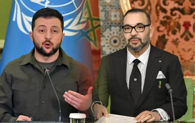 في برقية إلى زيلينسكي.. الملك يؤكد حرص المغرب على تعزيز العلاقات مع أوكرانيا