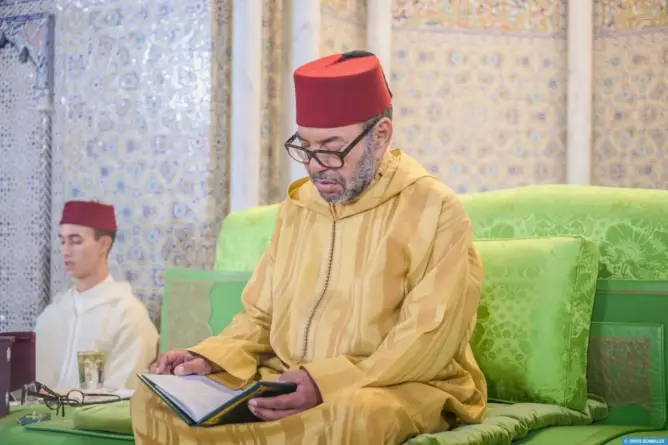 الملك يترأس حفلا دينيا إحياء لليلة المولد النبوي الشريف