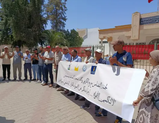 لجنة التضامن ببنسليمان تندد بمتابعات كيدية وتحتج ضد “تكميم الأفواه”