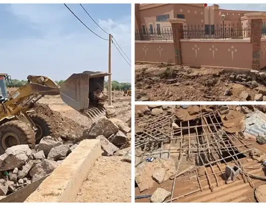 دوار أكونيس تحت رحمة الوادي.. السيول تداهم المنازل وتعطل المستوصف والساكنة توجه نداءات