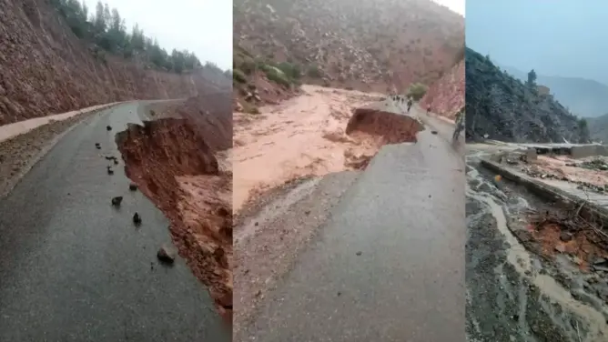 فيضانات عارمة تضرب أزيلال وتعيد مخاوف “فاجعة دمنات” إلى الواجهة