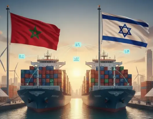 صورة تعكس العلاقات التجارية بين المغرب وإسرائيل