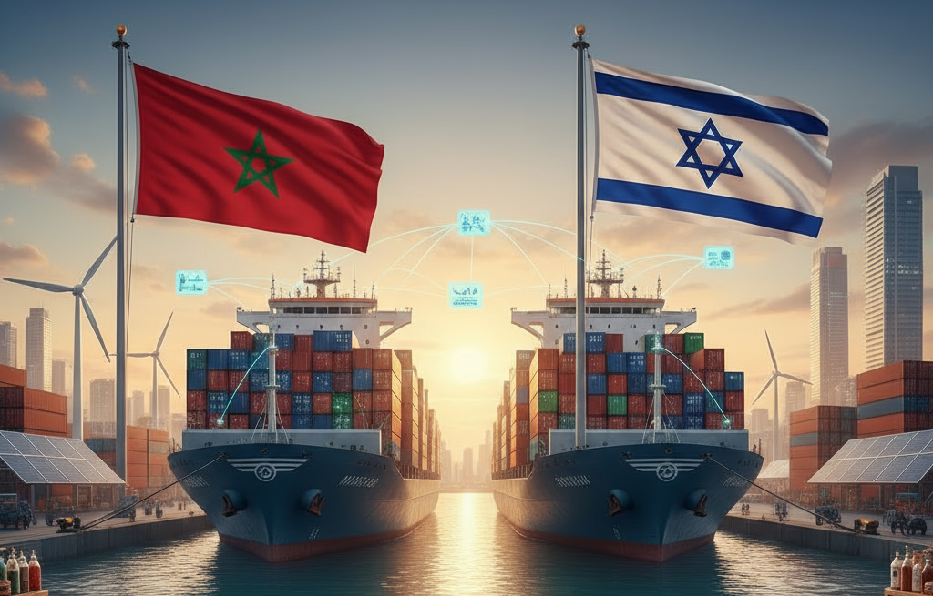 صورة تعكس العلاقات التجارية بين المغرب وإسرائيل