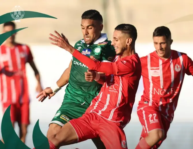 الرجاء يقص شريط البطولة الاحترافية بثنائية نظيفة في شباك الفتح الرباطي